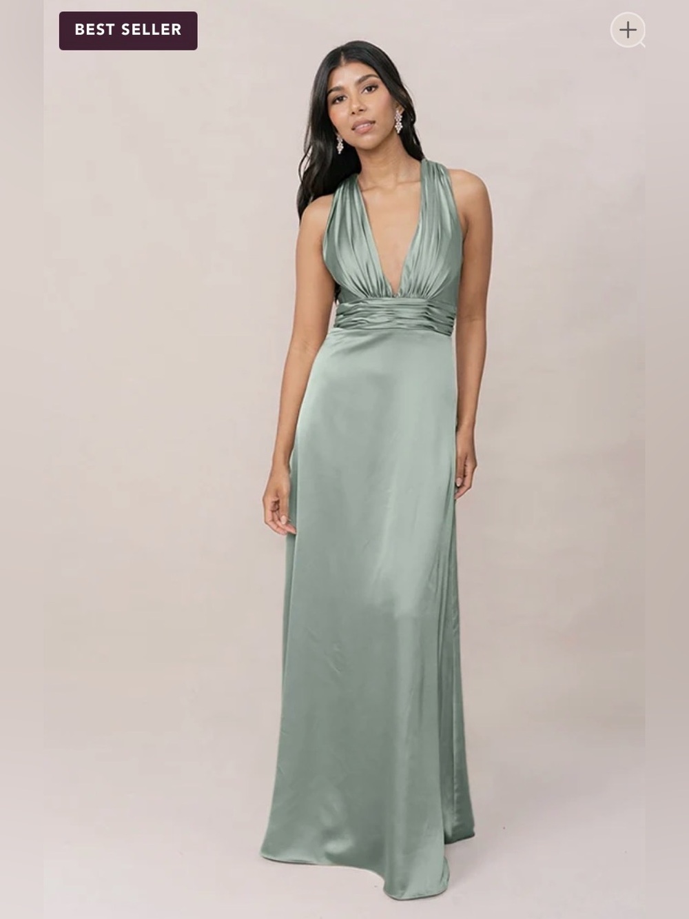 Revelry Sage Bridesmaids Dress